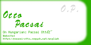 otto pacsai business card